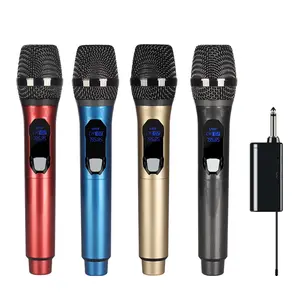 E1 mikrofon nirkabel profesional, mikrofon dinamis, mikrofon Bluetooth nirkabel, mikrofon Karaoke untuk anak-anak