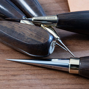 Aiguille à coudre en cuir de style japonais, aiguille diamantée conique, outils en cuir - Product Image 4