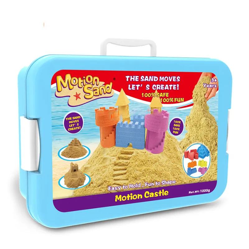 Ensemble de sable magique pour enfants, boîte à sable magique, espace, bricolage, Table en coton, avec outils