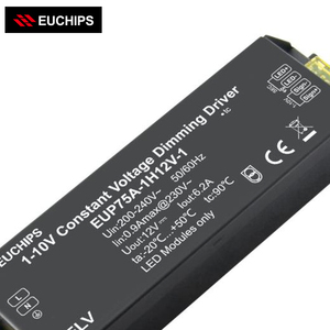 Transformadores de Iluminación EUCHIPS 75W EUP75A-1H12V-1 de Salida Única, Plástico, AC-DC, Controlador de Atenuación de Voltaje Constante - Product Image 2