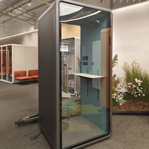 Single Person Office Silent Pods Schall dichter Test aus Verbundglas Reduzieren Sie 40 db Zum Recording Studio Pods - Product Image 6