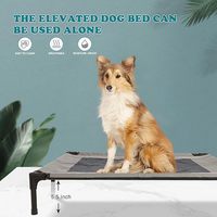 Cage et mobilier confortables pour animaux de compagnie surélevés avec climatisation en métal massif pour chiens et oiseaux Cages pour animaux canaris