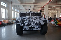 Zhenmei Outil de publicité de ballon de modèle de voiture de Jeep gonflable géant personnalisé