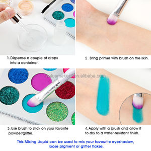 Base <span class=keywords><strong>de</strong></span> Maquillaje Mineral Líquida a Prueba <span class=keywords><strong>de</strong></span> Agua, Prebase y <span class=keywords><strong>Fijador</strong></span> <span class=keywords><strong>de</strong></span> <span class=keywords><strong>Sombras</strong></span> <span class=keywords><strong>de</strong></span> Ojos, Gotas para Mezclar Pigmentos para Todo Tipo <span class=keywords><strong>de</strong></span> Cosméticos - Product Image 5