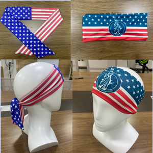 عصابات رأس رياضية مرنة مضادة للانزلاق للرجال والنساء مع شعار مخصص - Product Image 6