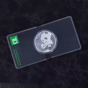 Porta Monete in PVC con Doppia Tasca 2,5x2,5 cm, Stampa UV Personalizzata, Organizzatore per Collezione di Monete, Archiviazione Sicura, Stampa Logo Personalizzata - Product Image 3