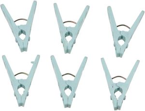 Pinzas de Plástico PP Pequeñas para Ropa, Cesta con Clips Grandes para Colgar, Juego de 30 Piezas, Pinzas de Secado Resistentes al Viento para Armario y Uso en Exteriores, Desmontables - Product Image 6