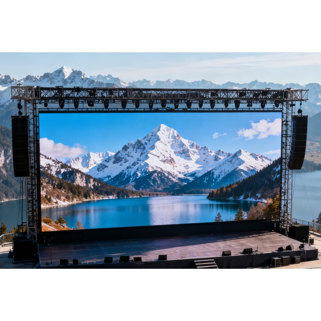 Customized Outdoor Waterproof High Brightness LED Display Screen for Stage Rental Background Movies