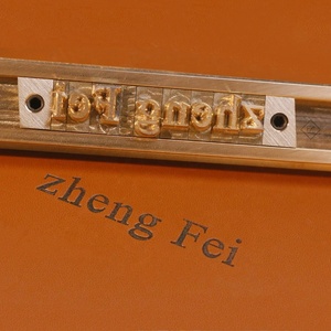 Moule à lettres et chiffres en laiton flexible, ensemble de tampons à lettres en laiton, caractères en laiton pour machine de marquage à chaud - Product Image 2