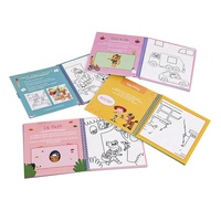 Livre de peinture magique en aérosol pour enfant, livre de peinture à l'eau de dessin animé, livre de coloriage magique