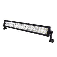 Barre lumineuse LED FDN à double rangée, 22'' 120W, barre droite, IP67, avec support de montage, faisceau combiné spot et flood, pour véhicule tout-terrain