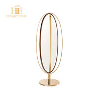 Miroir mural rond en acier inoxydable fait main, design italien moderne Art Déco, épaisseur 5,0 mm, finition dorée décorative