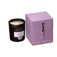 Cube 10x10x8cm savon huile essentielle encens petit cadeau bougie emballage boîte cadeau avec fermeture à chaîne