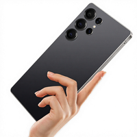 Smartphone Android S25 Ultra 5G Robuste 16 Go + 1 To Quad Core Caméra Arrière HD 108 MP Écran LCD 144 Hz Prise en Charge LTE Double SIM