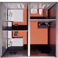 Maison de conteneur à deux étages moderne, nouvelle conception, confortable et luxueuse pour villa