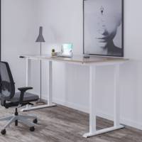 Bureau à domicile réglable en hauteur avec contrôleur de mémoire debout double moteurs haute capacité de charge bureau 4 jambes