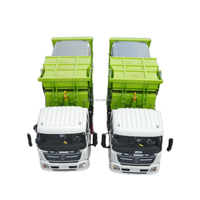 Camion à ordures auto-chargeur et auto-déchargeur Donfeng, nouveau design 4x2, 12m3, compact, pour l'assainissement urbain, diesel, manuel, EURO 5, 18000kg