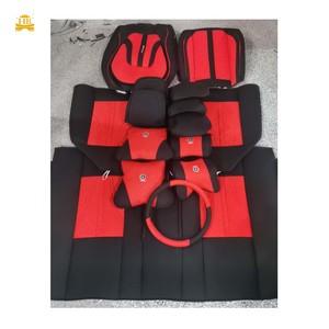 Housse de <span class=keywords><strong>siège</strong></span> <span class=keywords><strong>auto</strong></span> de haute qualité en cuir, entièrement couvrante, avec coussins - Product Image 4