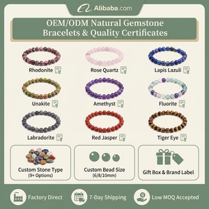 Bracelet extensible en perles rondes <span class=keywords><strong>de</strong></span> pierres précieuses naturelles, 9 variétés : Améthyste, Quartz <span class=keywords><strong>rose</strong></span>, Lapis-lazuli, Œil <span class=keywords><strong>de</strong></span> <span class=keywords><strong>tigre</strong></span>, Rhodonite, Cristal <span class=keywords><strong>de</strong></span> guérison - Product Image 4