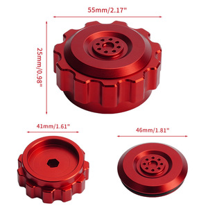 Dodge Ram Aluminum Alloy <b>Shift</b> <b>Knob</b> Red Rustproof Gear <b>Knob</b> for Automatic Transmission 13-18 Rpm 1500 Rpm - Product Image 4