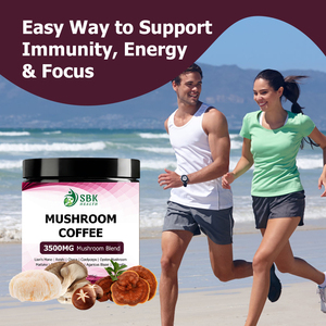Factory Wholesale Mushroom Coffee Powder Support Custom Reishi Mushroom <b>Supplement</b> Shiitake Morel Mushroom Extract Powder Coffee - Product Image 5
