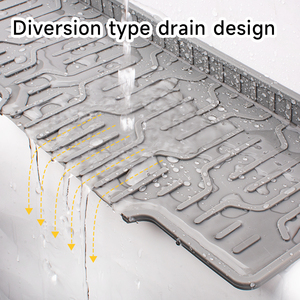 Bồn rửa nhà bếp Splash Guard Silicone vòi xử lý nhỏ giọt Catcher khay món ăn xà phòng Dispenser Sponge chủ Mat cho bồn rửa nhà bếp - Product Image 5