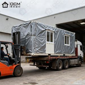 Cabina de Casa contenedor de acero modular prefabricada para uso en exteriores para jardín, oficina, estudio, parque o habitación de invitados con comodidades básicas - Product Image 6