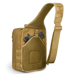 Sac à bandoulière tactique discret Highland Tactical Ops pour <span class=keywords><strong>homme</strong></span>, pour le transport dissimulé d'armes de poing, idéal pour la randonnée, avec support - Product Image 6