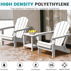 Vente chaude Anti-Corrosion Durable HDPE Étanche Cour Intérieur Extérieur Table D'appoint - Product Image 2