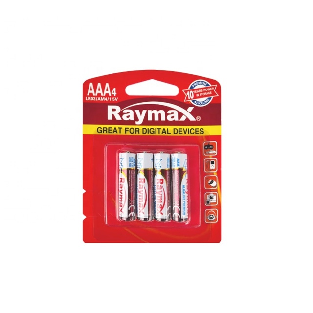 Rymax 1.5v AAA Alkaline Battery Premium Quality  LR03 Primary Batteries 1.5V Pile Baterias