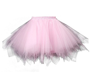 <span class=keywords><strong>Jupon</strong></span> pour <span class=keywords><strong>femme</strong></span>, jupe rockabilly, jupe fantaisie, jupe de ballet, <span class=keywords><strong>jupon</strong></span> court élastique, jupes en tulle à plusieurs couches, jupe de danse pour adulte, <span class=keywords><strong>tutu</strong></span> d'été - Product Image 3
