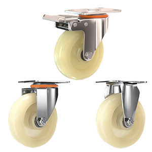 Bền 3in 4in 5in 90kg tải kho thầu dầu bánh xe vừa làm nhiệm vụ công nghiệp xoay làm bằng polypropylene OEM hỗ trợ - Product Image 5