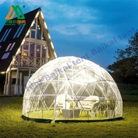 Dôme de luxe pour l'extérieur, maison transparente, dôme géodésique, tente de glamping, igloo