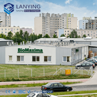Bâtiments d'entrepôt préfabriqués en structure métallique à grande portée pour le stockage de marchandises et les ateliers