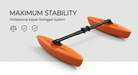 Système de stabilisation pour kayak à prix d'usine, flotteur orange en plastique pour canoë, barre d'équilibrage, extension marine