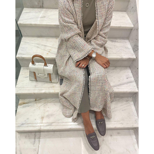 Nouvelle Collection 2026 Dubaï : Manteaux Abaya d'Hiver Longs pour Femmes Musulmanes – Modèles Ouverts en Gros - Product Image 3