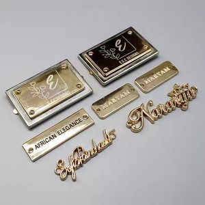 High Quality Custom Adhesive Sticker Private Label for Metal Aluminum Perfume with Embossed Engraved Logo Metal <strong>Crafts</strong> Product - Product Image 2
