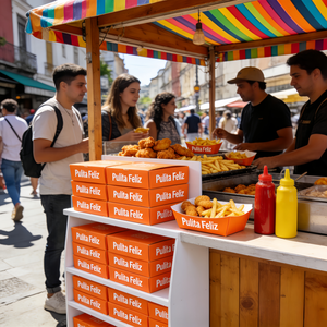 Factory Direct Custom Size Food Cartons with Your Logo Print Biodegradable Fast Food Delivery Boxes - Product Image 4