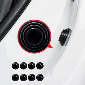 Car Door Shock Absorber <b>Pad</b> X71 Black Rubber Vibration Damping Sound Insulation <b>Cushioning</b> For Replace Repair - Product Image 5