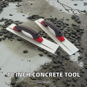 เกรียงคอนกรีต TPR Handle สแตนเลส FLOAT ปลายสี่เหลี่ยม - Product Image 2