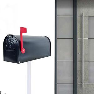 Boîte aux lettres élégante à montage postal avec boîte de dépôt de drapeau pour la maison à l'extérieur de la boîte aux lettres en métal en acier de sécurité pour <span class=keywords><strong>journal</strong></span> - Product Image 4