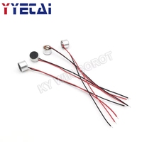 Capsule de microphone à condensateur électret 9x7mm 9767, avec longueur de fil de 9.5CM, 10 pièces/lot