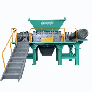 High Quality Double Shaft Iron Scrap Light Metal Shredder Used Metal Shredders For Sale