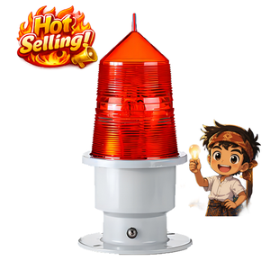 Feux d'obstruction solaires à <span class=keywords><strong>longue</strong></span> durée de vie pour l'aviation, feux de héliport pour tour de <span class=keywords><strong>phare</strong></span> - Product Image 1
