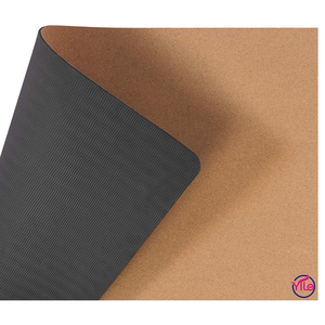 Gimnasio <span class=keywords><strong>de</strong></span> fitness en casa logotipo ecológico personalizado <span class=keywords><strong>corcho</strong></span> círculo grueso goma natural <span class=keywords><strong>esterilla</strong></span> <span class=keywords><strong>de</strong></span> yoga con bolsa - Product Image 6