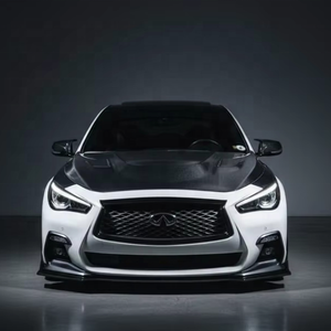 Capó de Fibra de Carbono a Precio de Fábrica para Infiniti Q50 2015, Mejora al Estilo V, Capó de Motor, Nuevas <span class=keywords><strong>Autopartes</strong></span> - Product Image 1