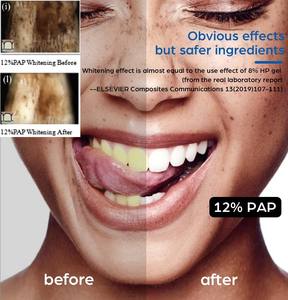 Bandes de blanchiment des dents à saveur résultat rapide PAP formule sûre gel bandes sèches pour les dents sensibles - Product Image 5