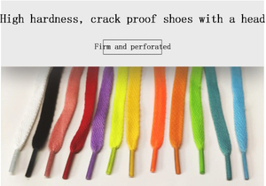 Cordones Planos de Alta Calidad en Oferta, Coloridos, de 1.2 cm de Longitud, con Puntas de Plástico - Product Image 3