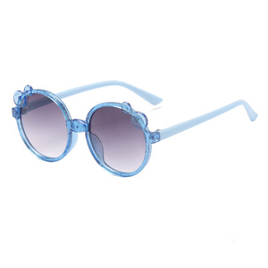2023 Children Round Transparent <strong>Frame</strong> Sunglass <strong>Baby</strong> Girl Retro UV400 Cute Sunglasses for Kids - Product Image 6