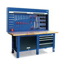 Banc de travail ESD antistatique robuste et durable pour le stockage d'outils